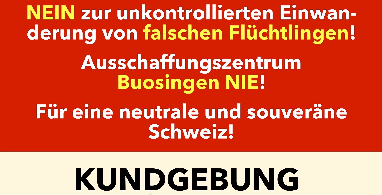 NEIN zur unkontrollierten Einwanderung von falschen Flüchtlingen!
