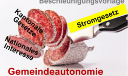 Beschleuningungsvorlage Stromgesetz Gemeindeautonomie