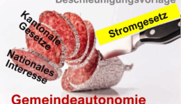 Beschleuningungsvorlage Stromgesetz Gemeindeautonomie