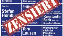 WHO Symposium zensiert