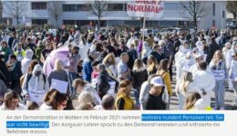 So lügen die Medien - SRF-Falschnachrichten über Corona-Kundgebung, 04.01.2023