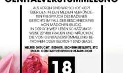 Kundgebung gegen Genitalverstümmelung