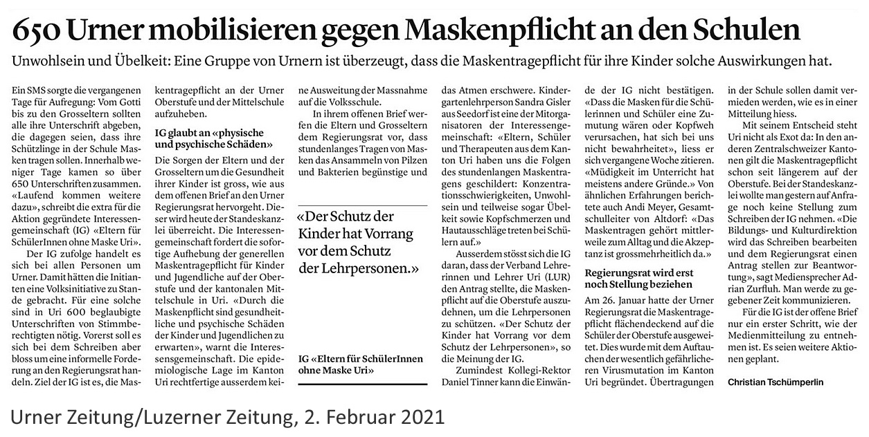 Maskenpflicht