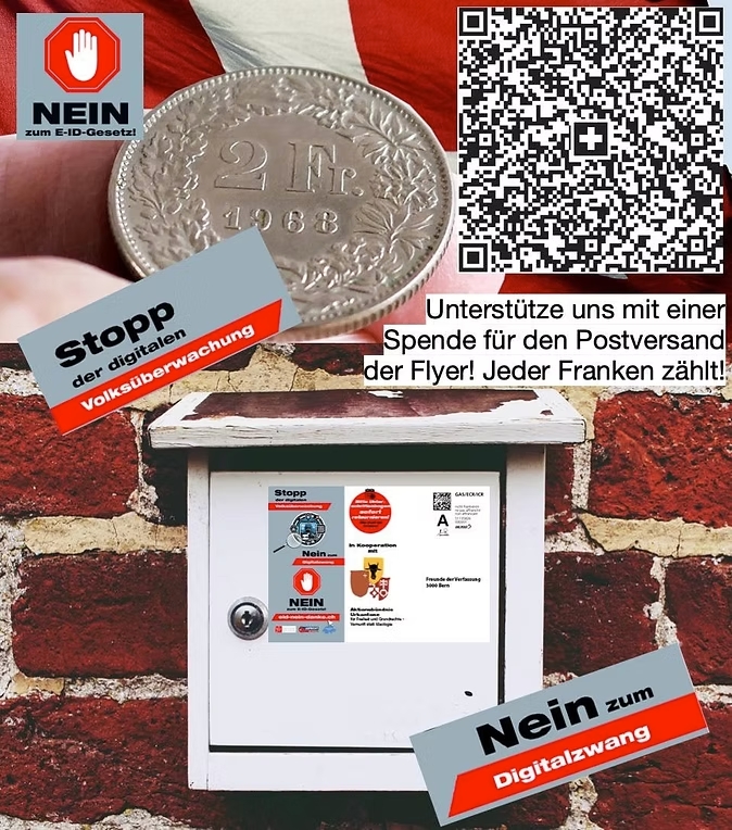E-ID Spendenaufruf