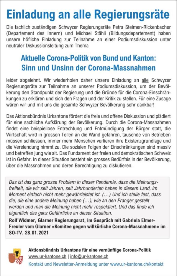 Regierungsraete Einladung