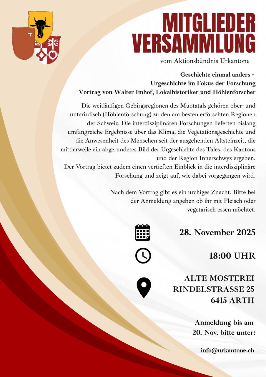 Mitgliederversammlung 28. November 2025