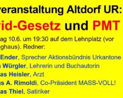 Ankündigung Altdorf Inserat