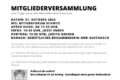 Mitgliederversammlung