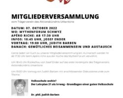 Mitgliederversammlung